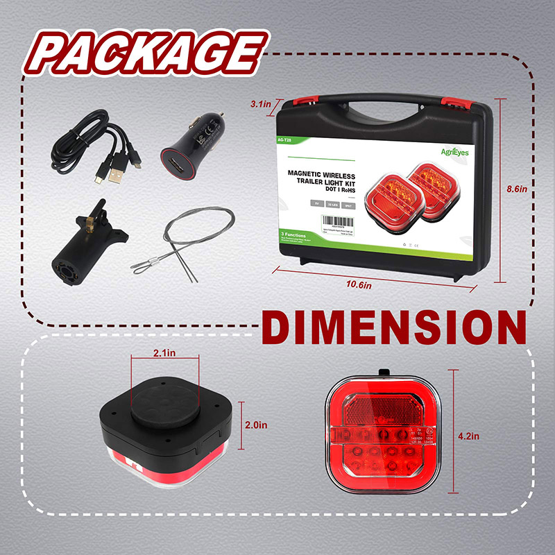  AgriEyes Trailer Lights Kit