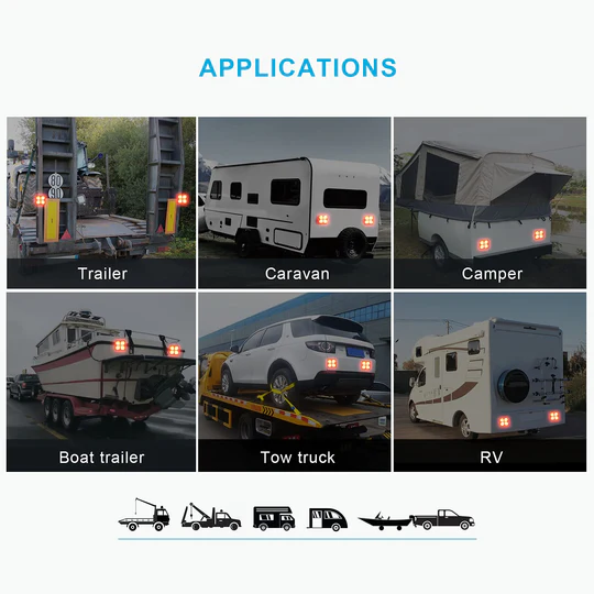 AgriEyes Wireless Utility Trailer Lights Kit For Trucks