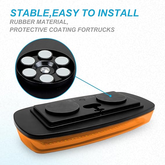 AgriEyes App-Controlled Mini Strobe Light Bar: A Rechargeable, Magnetic LED Beacon Light