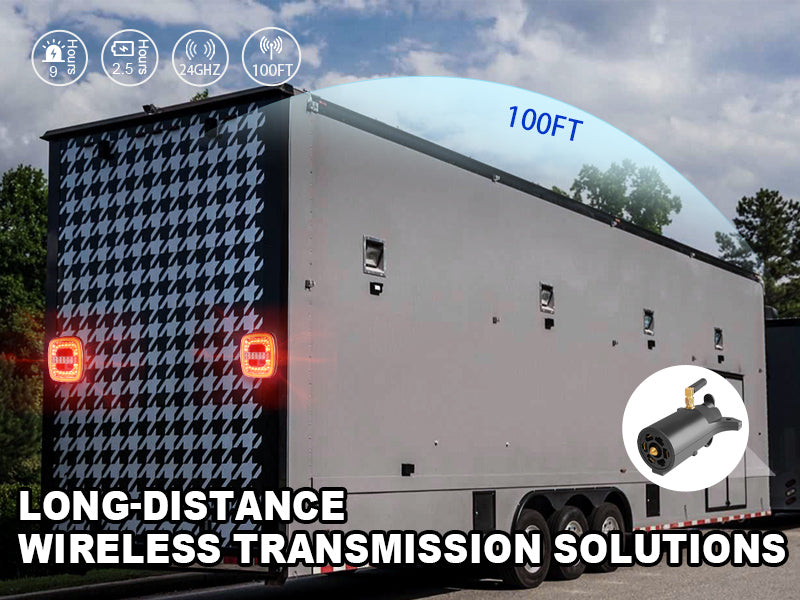 AgriEyes wireless magnetic trailer lights high-speed testing