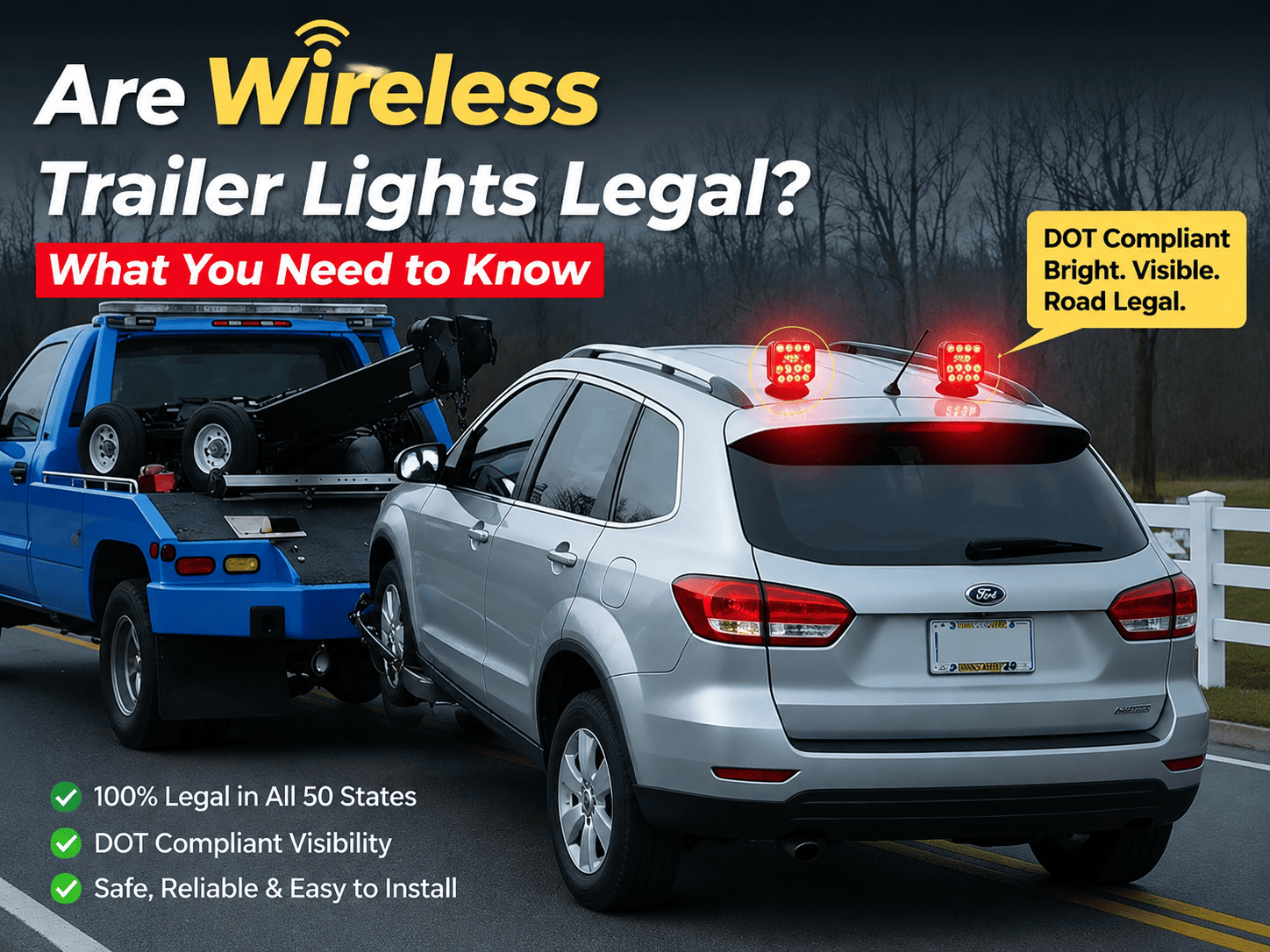 are wireless trailer lights legal are wireless trailer lights legal